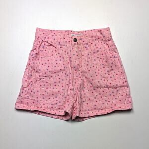 Vintage Circo Shorts Girls Size 8 Pink Floral Dainty Denim